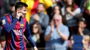 Con tres goles de Messi, Barcelona goleó y es único líder en España