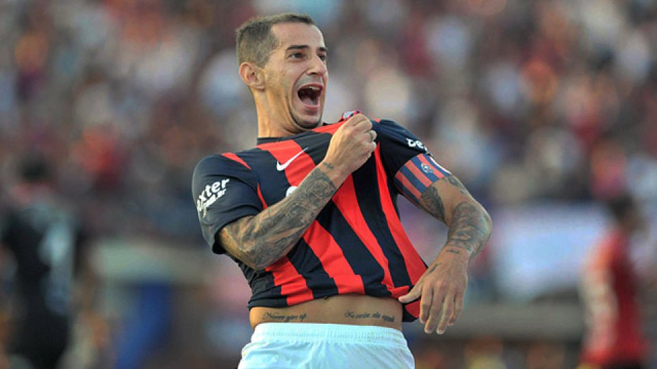 El Pipi marcó el tanto para la levantada de San Lorenzo.