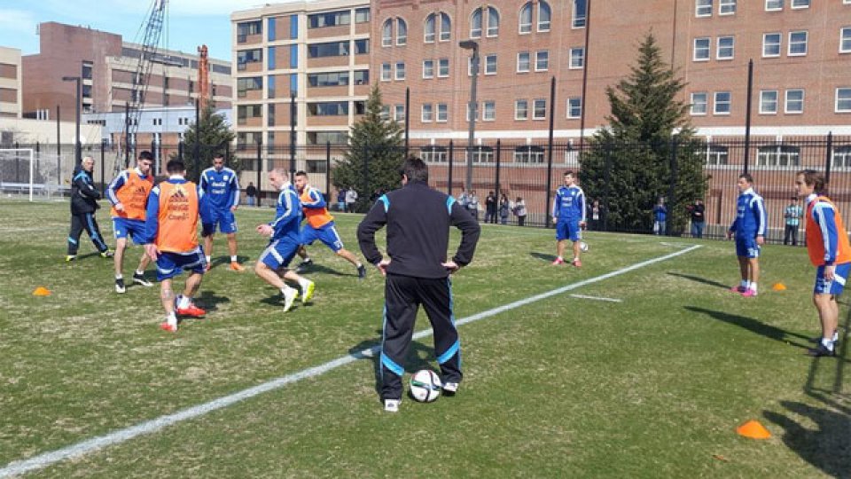 Entrenamiento de la Selecci&oacute;n, en Georgetown University.