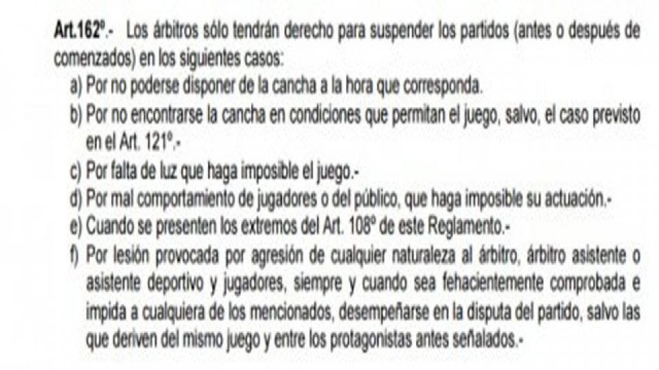&quot;Pedimos modificar el Artículo 162 del Reglamento General&quot;, dijeron del SADRA.