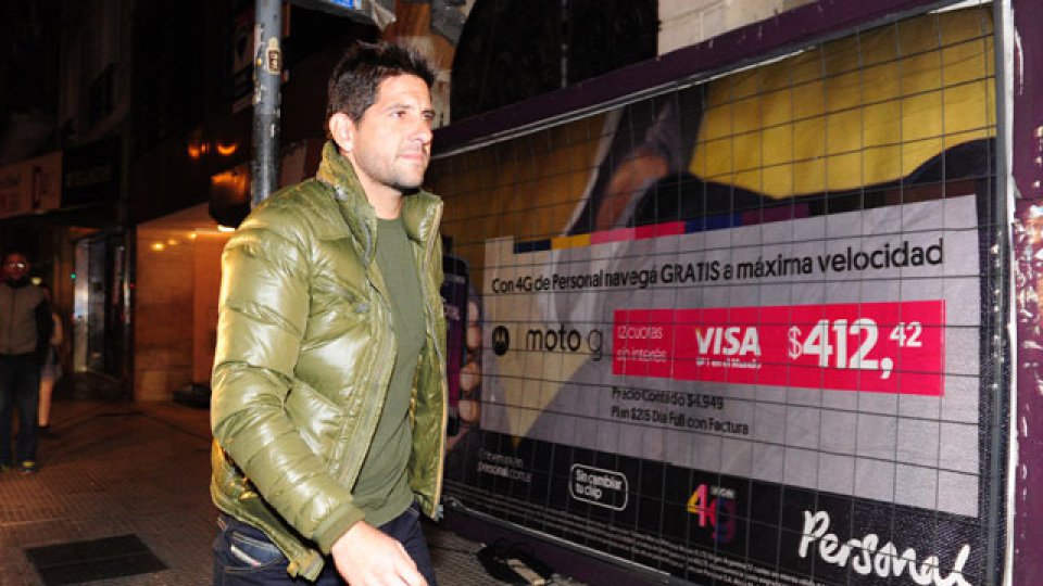 El arquero de Boca llegando a declarar en la AFA.