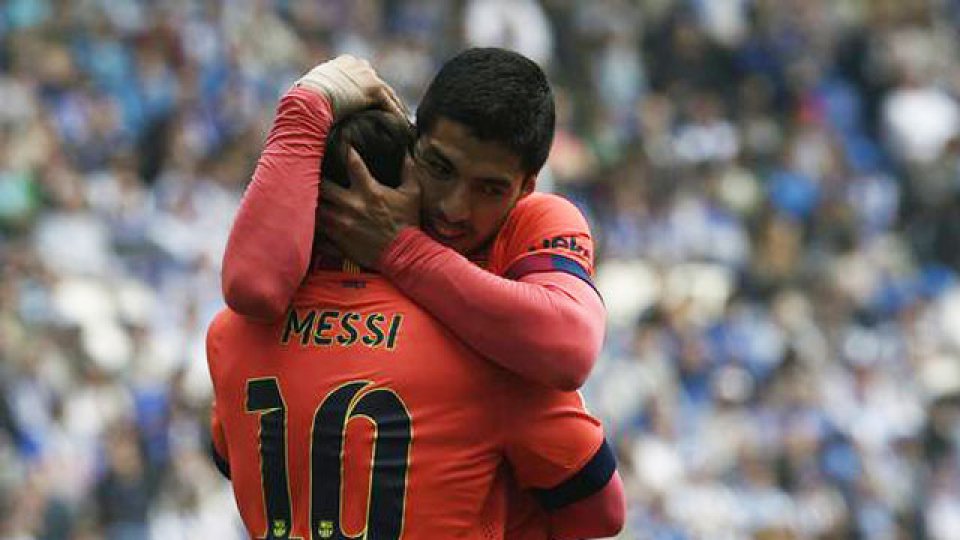 Con goles de Neymar y Messi, el conjunto blaugrana venció al Espanyol.