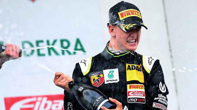 ick Schumacher se subió al podio por primera vez en la Fórmula 4.