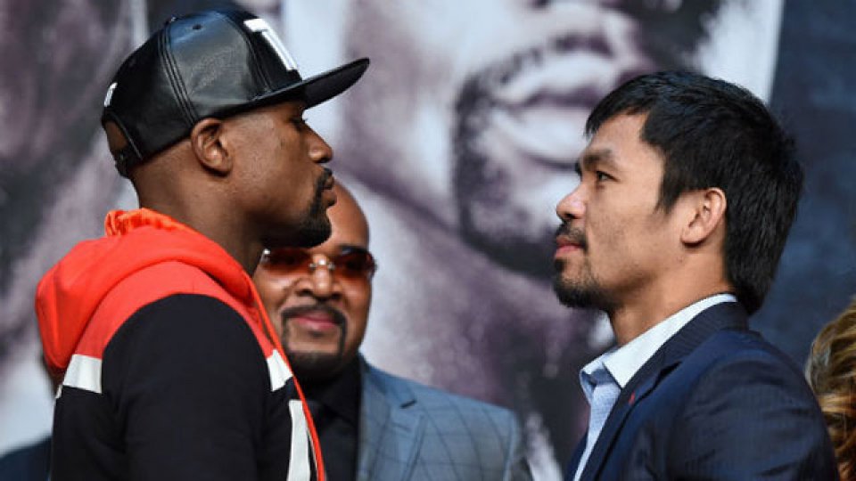 Mayweather y Pacquiao en el último cara a cara.