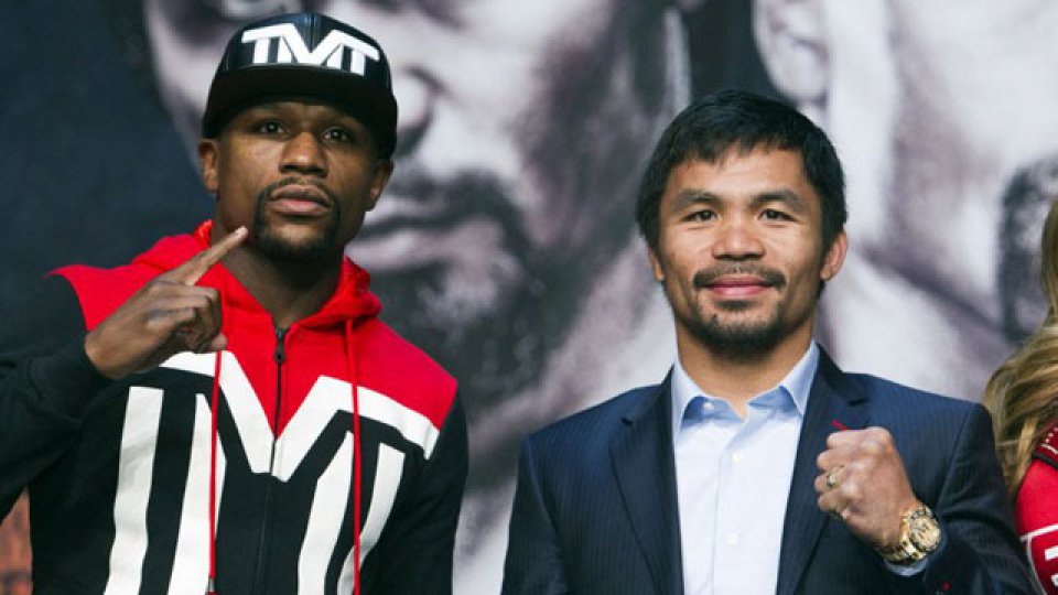Mayweather y Pacquiao en el último cara a cara.