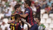 Firme en la punta: Messi marcó dos goles en la histórica goleada del Barcelona