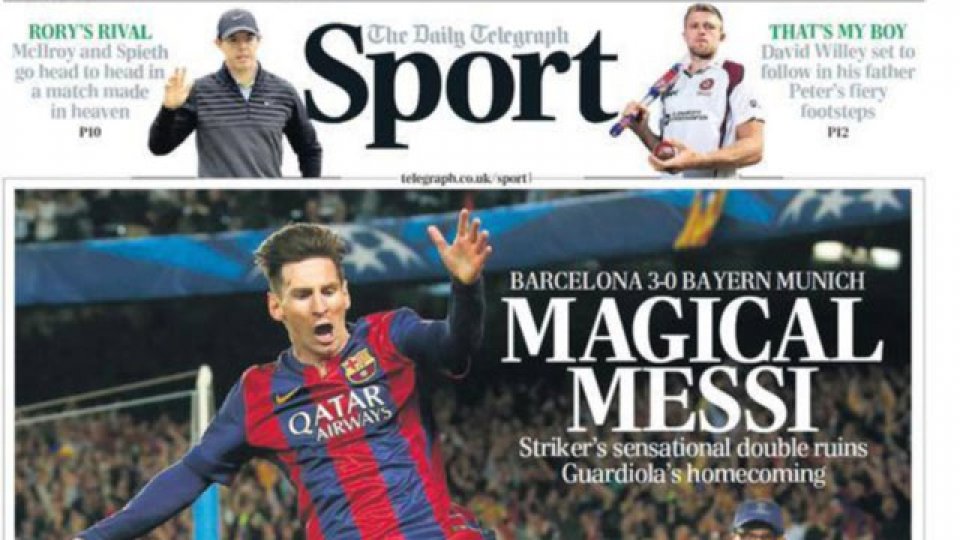 fue tapa en los principales medios europeos.