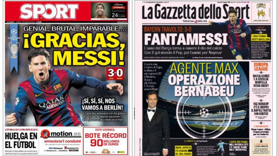 fue tapa en los principales medios europeos.