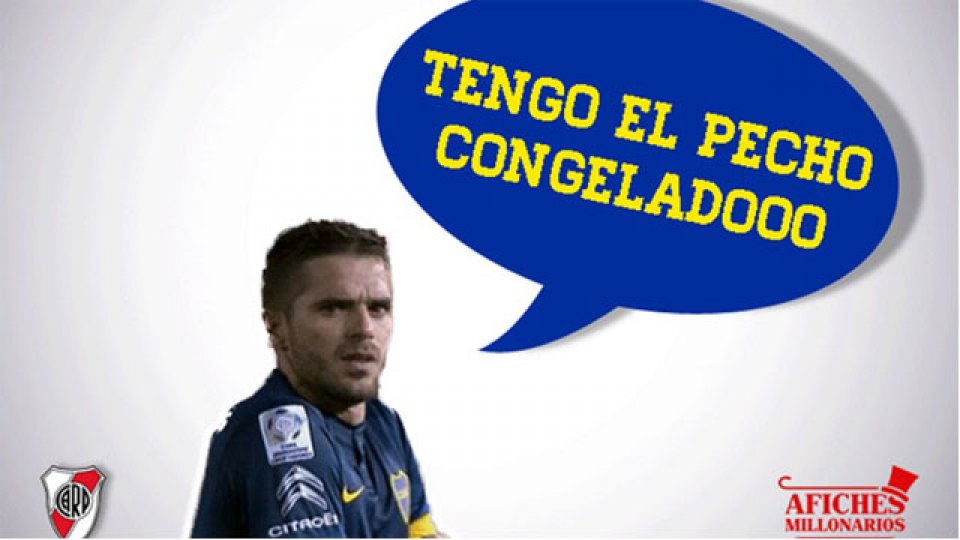 Gago victima de las burlas de River.
