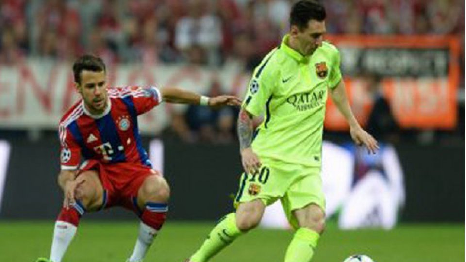 Messi fue clave en el descuento que permietió al Barsa meterse en la Final.