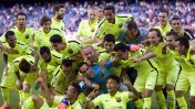 Con gol de Lionel Messi, Barcelona se coronó campeón