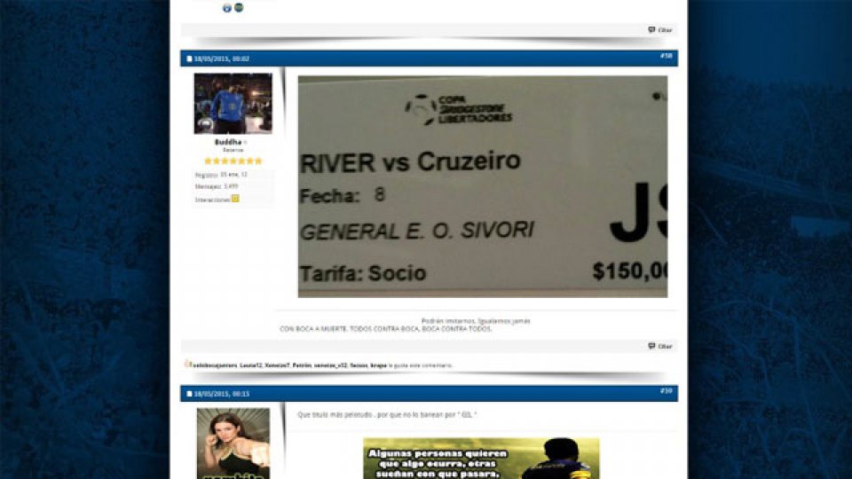 Las fotos que circulan en la web y preocupan a los dirigentes de River.
