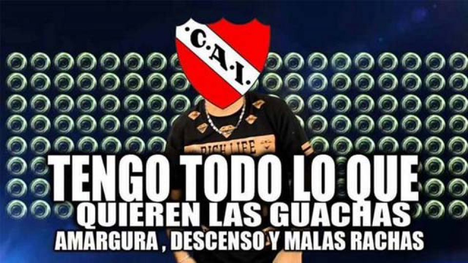 Los hinchas de Racing se burlan del Rojo a través de las redes sociales.