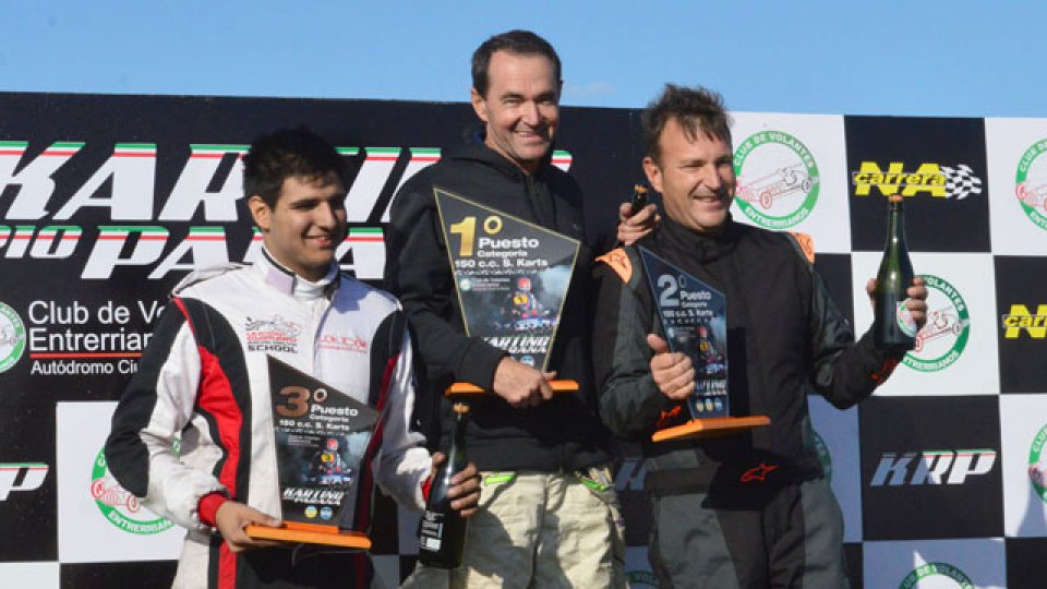 Debut y victoria en el karting para el Gurí Martínez.