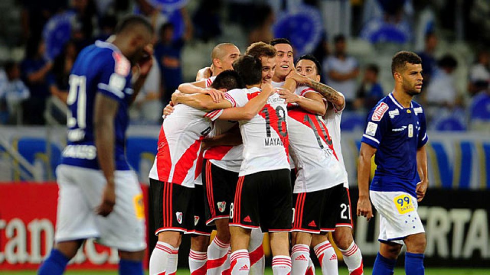 River logró una histórica goleada ante el Cruzeiro.