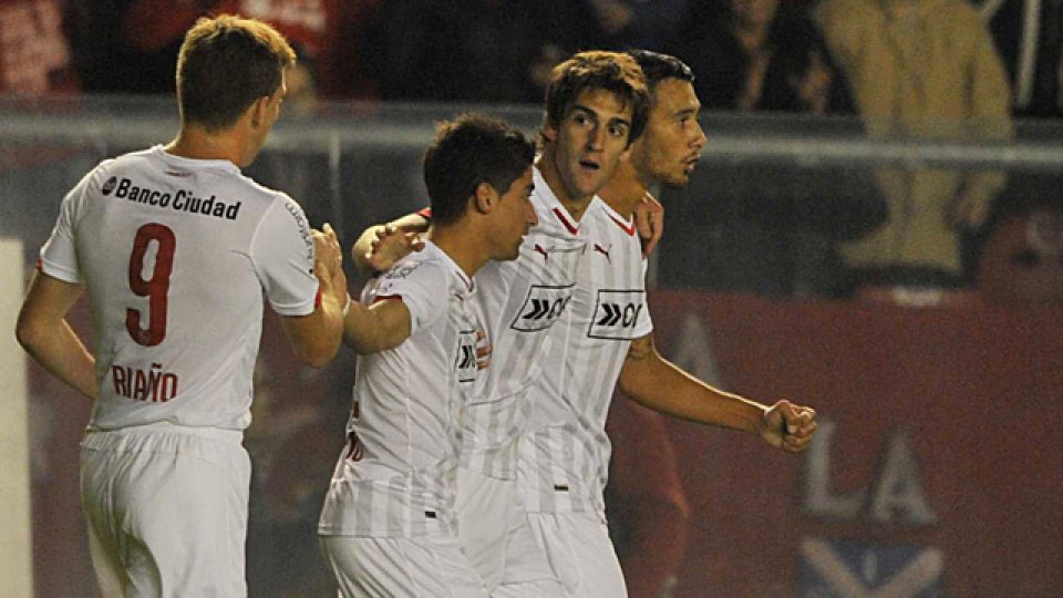 El festejo del equipo.