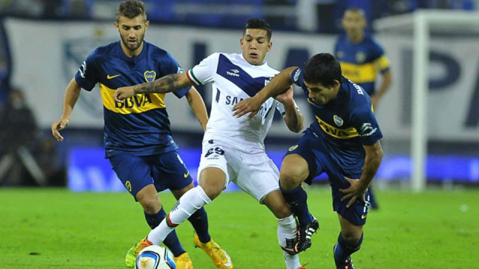 Vélez le dio un duro golpe a Boca.