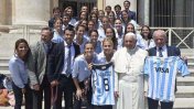 Las Leonas fueron al Vaticano para conocer al Papa Francisco