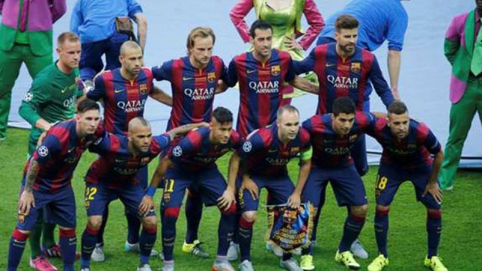 Los 11 titulares del campeón de Europa.