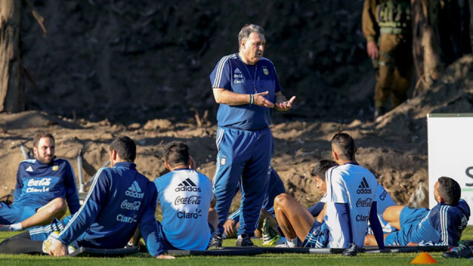 Martino tuvo el plantel completo en La Serena.