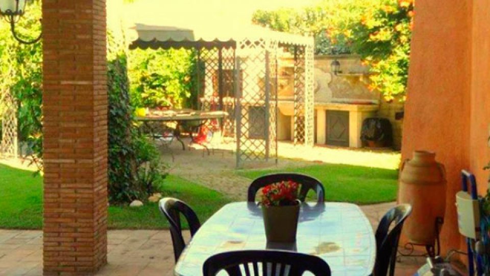 La lujosa casa que alquiló Tévez en Madrid.