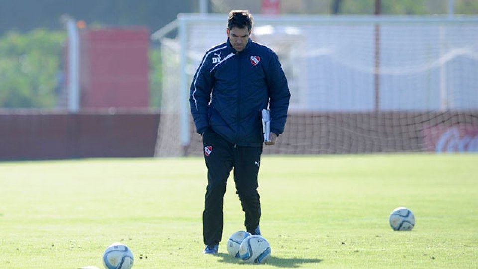 Pellegrino tuvo su primera práctica en el Rojo.