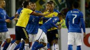 Final con escándalo para Colombia y Brasil: Neymar se fue expulsado