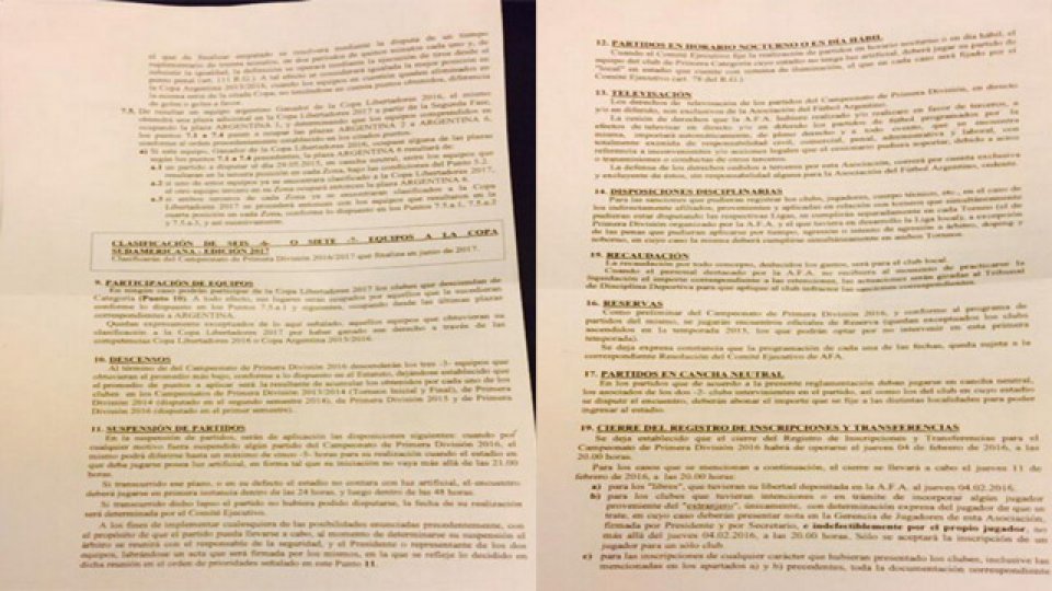 El proyecto para el Torneo 2016 ya está siendo estudiado en la AFA.