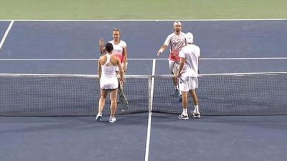 Irigoyen y Andreozzi se adjudicaron la medalla de oro en doble mixto.