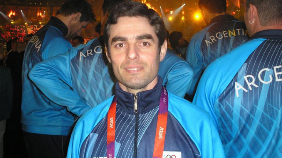 Foto: Juan Angeloni en la Fiesta de Apertura en Londres 2012