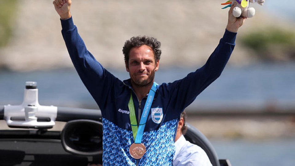 Javier Julio obtuvo el bronce en esquí acuático.