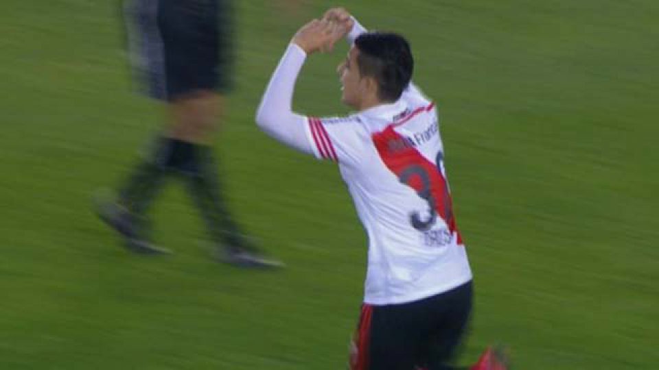 Driussi marco el empate que comenzó la levantada de River.