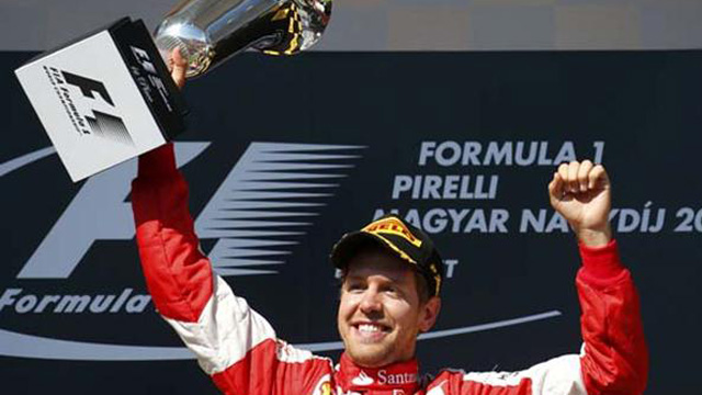 Sebastian Vettel se quedó con el GP de Hungría.