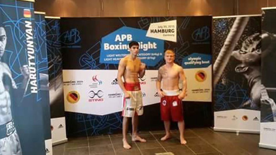 Daniel Aquino y Evaldas Petrauskas.