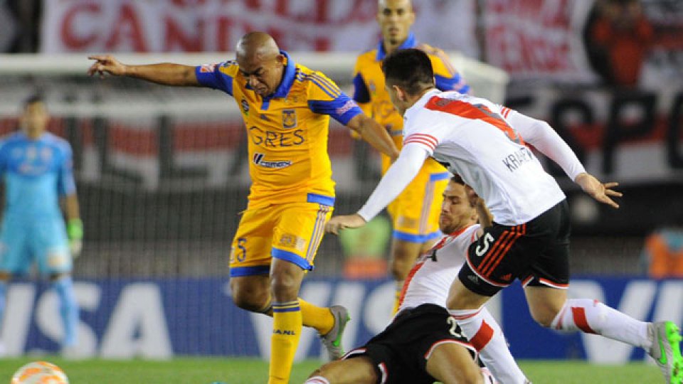 River festejó la Copa Libertadores.
