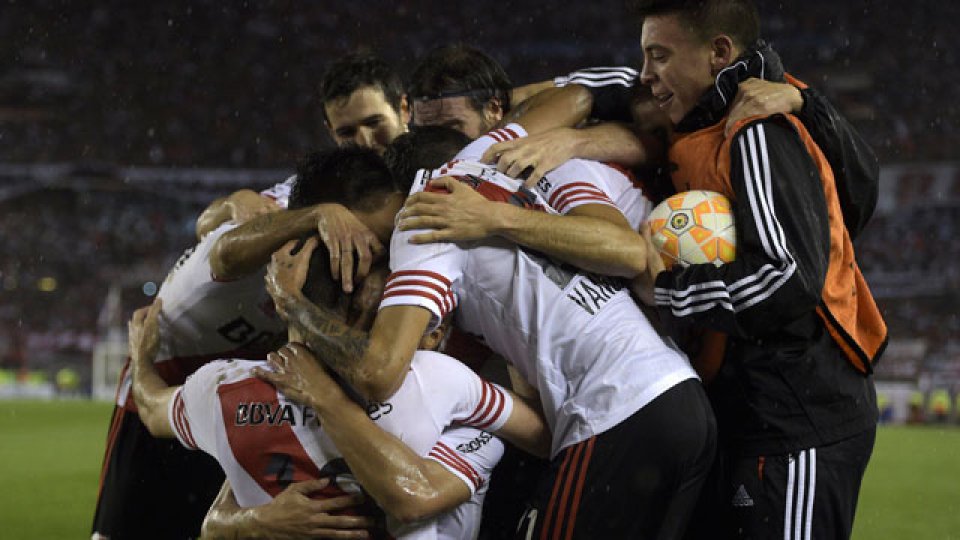 River festejó la Copa Libertadores.