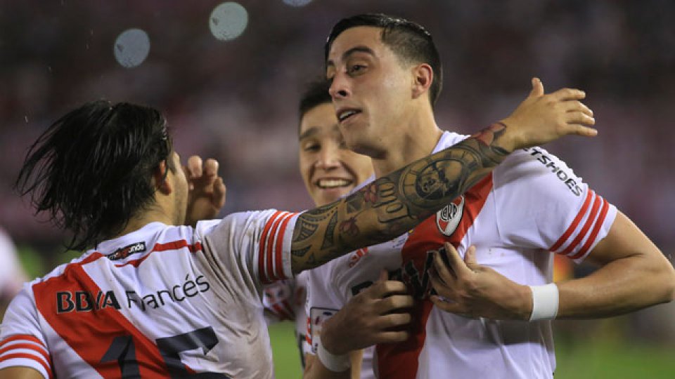River festejó la Copa Libertadores.