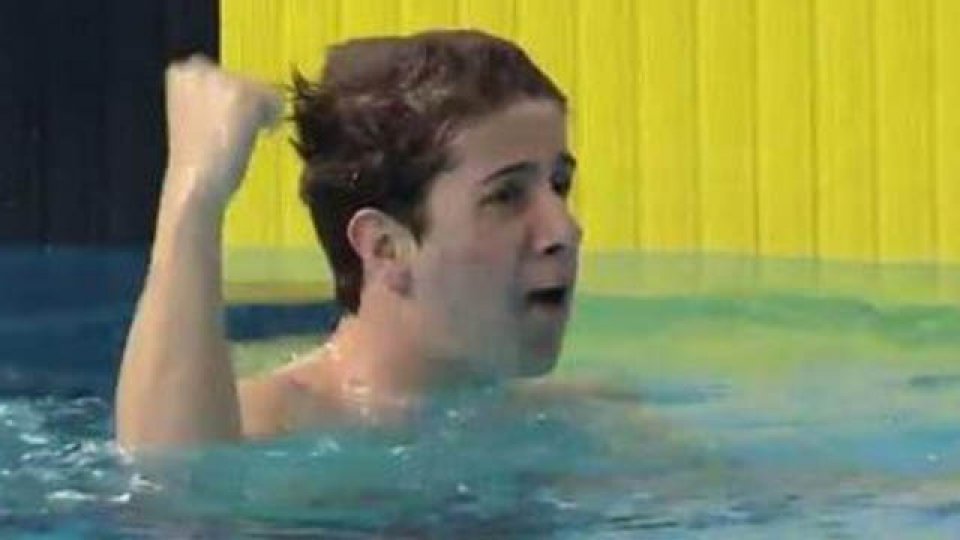 Foto: (TYCSports) Facundo Arregui primer medalla de oro para la Argentina.