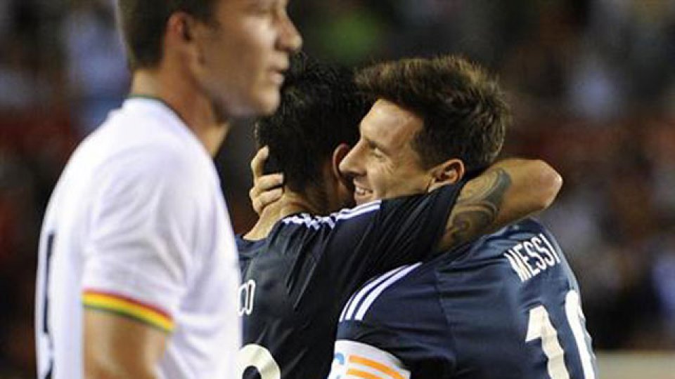 Messi marcó dos goles ante Bolivia.