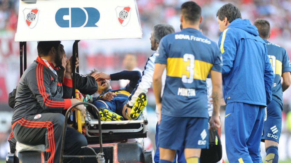 &quot;Se me cortó el tendón&quot;, dice Gago luego de caer.