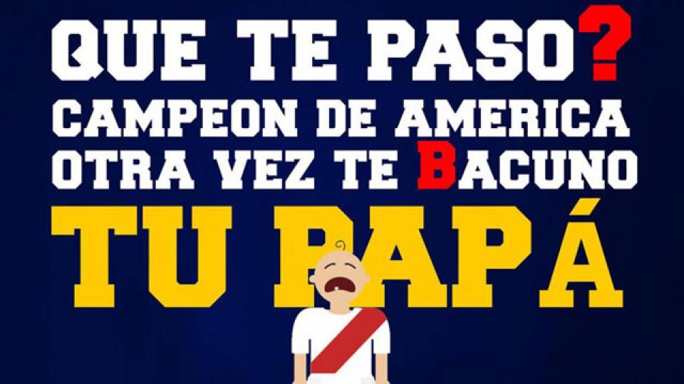 En redes sociales los de Boca cargan a los de River.