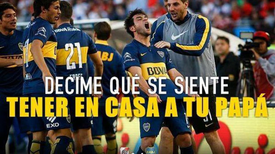 En redes sociales los de Boca cargan a los de River.