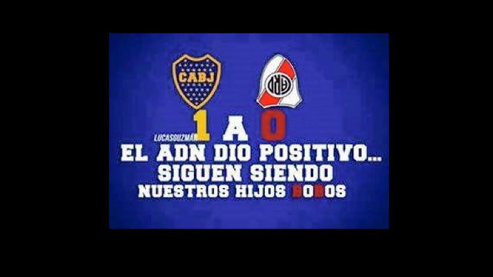 En redes sociales los de Boca cargan a los de River.