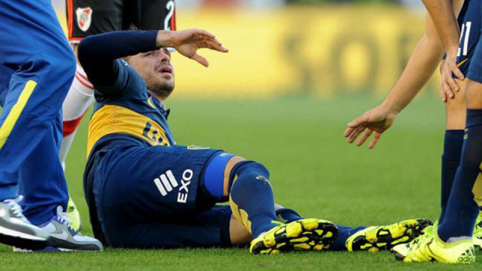 &quot;Se me cortó el tendón&quot;, dice Gago luego de caer.