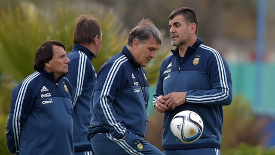 La Selección Argentina volvió al trabajo y Martino piensa en variantes.