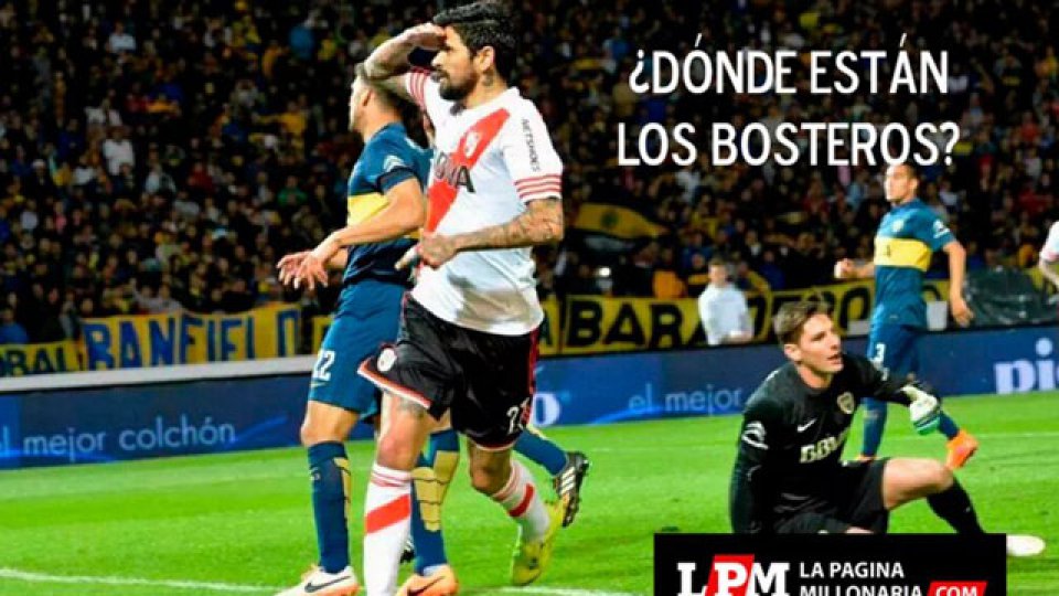 Los afiches de River a Boca tras el Supercl&aacute;sico en C&oacute;rdoba.