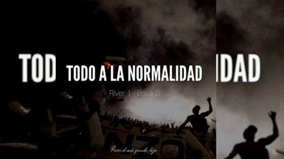 Los afiches de River a Boca tras el Supercl&aacute;sico en C&oacute;rdoba.