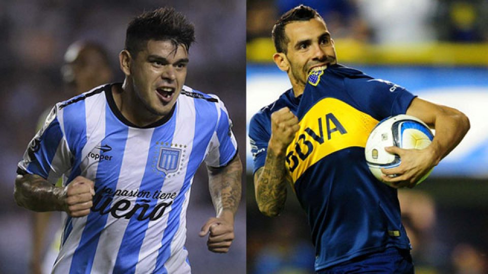 Bou y Tevez son las cartas de gol del prometedor encuentro entre Racing y Boca.