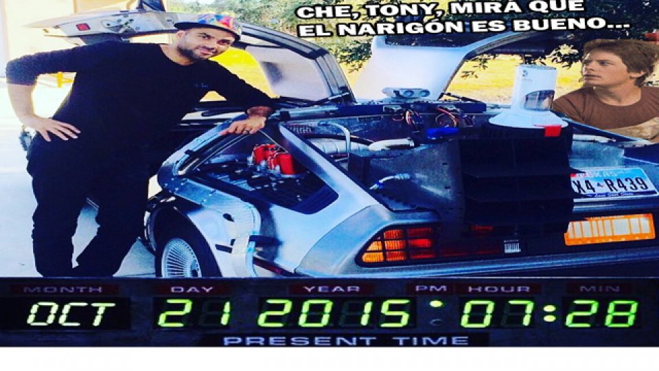 Las cargadas del futuro en el #BackToTheFutureDay.