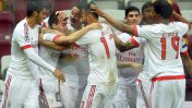 Golazo de Gaitán en la derrota del Benfica ante el Galatasaray